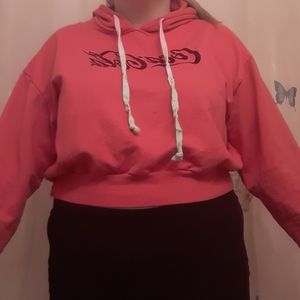 CocaCola Cropped Hoodie